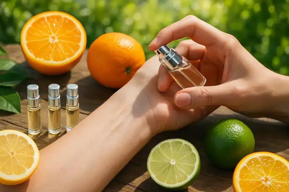 Como escolher um decant de perfume cítrico que combine com você