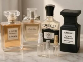Decant de perfume de marca exclusiva para teste: descubra por que experimentar é essencial