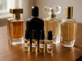 Decant de perfume importado para testar e descobrir suas notas favoritas