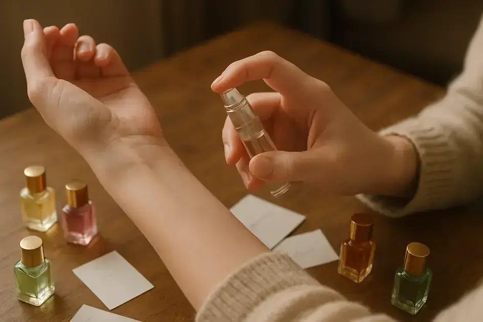 Como usar decants para descobrir seu aroma ideal