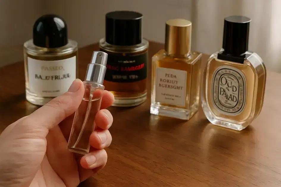 Como usar decants para experimentar perfumes de nicho