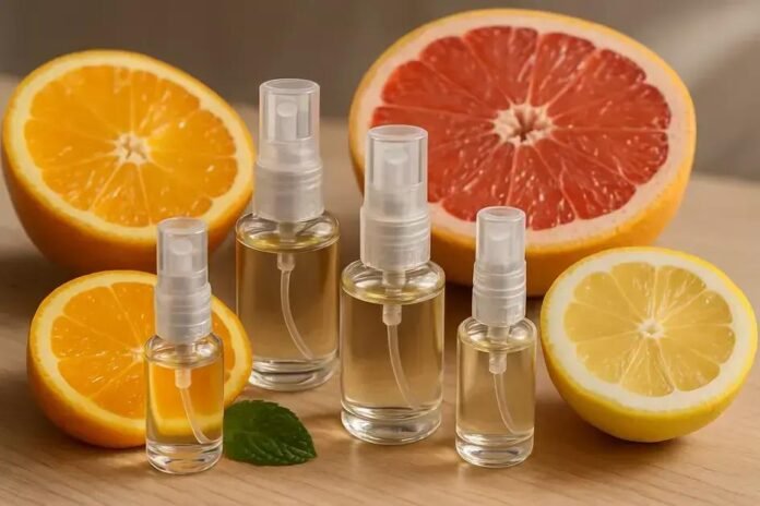 Decant de perfume colecionável com notas cítricas que surpreendem o olfato