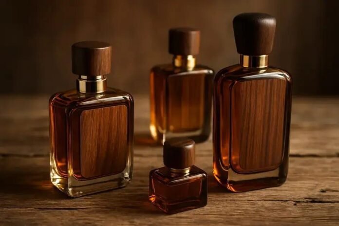 Decant de perfume de coleção com notas amadeiradas para quem quer testar luxo e exclusividade