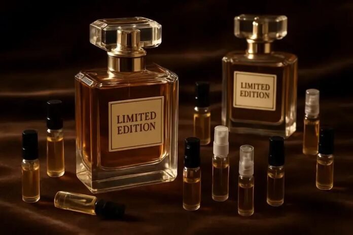 Decant de perfume de edição limitada para quem quer experimentar o luxo sem compromisso