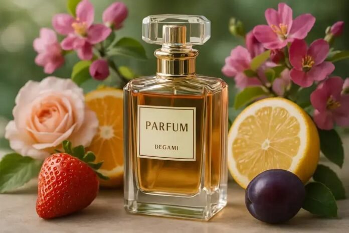 Decant de perfume de luxo com notas de frutas e flores que encanta seu olfato