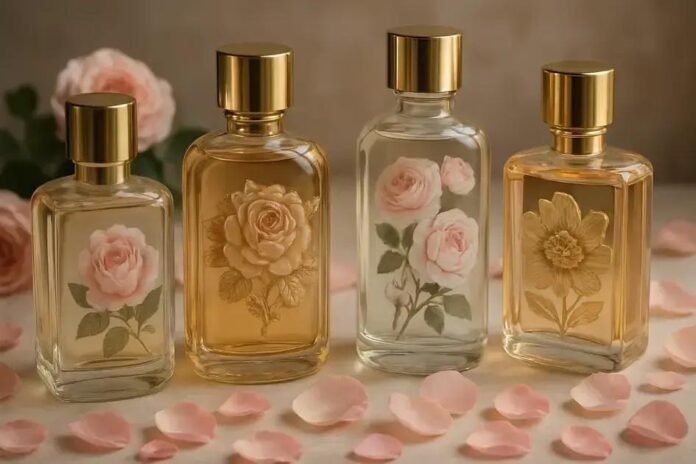 Decant de perfume de luxo com notas florais para descobrir aromas únicos e especiais