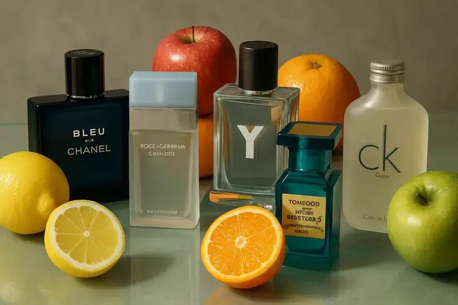 Marcas populares com decants frutados masculinos