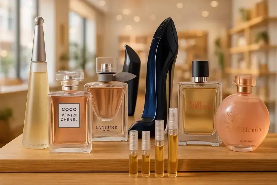 Marcas populares com opções de decants acessíveis