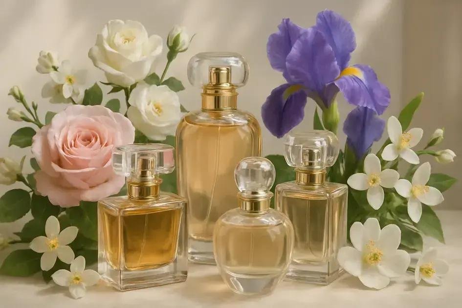 Perfumes de luxo com notas florais para experimentar