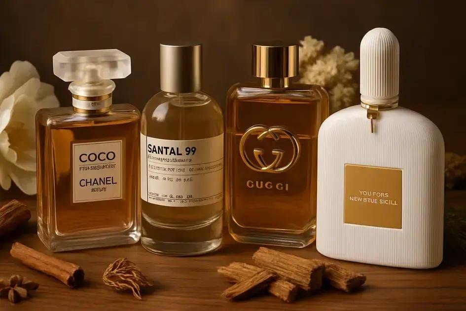 Perfumes femininos amadeirados mais vendidos