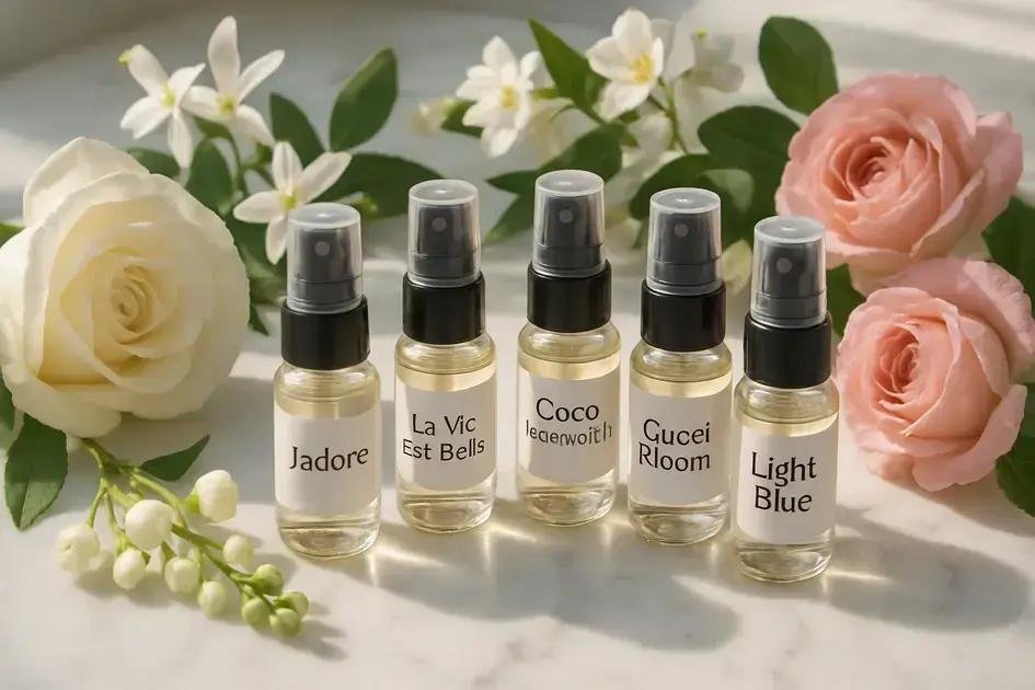 Perfumes florais mais desejados em formato decant