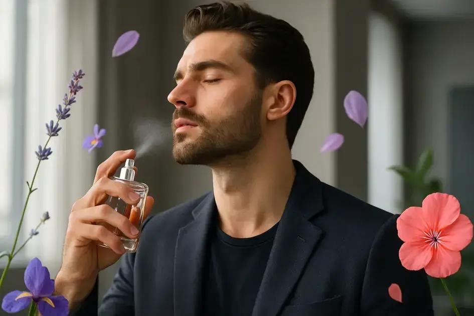 Perfumes masculinos com notas florais para experimentar