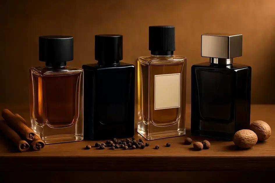 Perfumes masculinos populares com notas de especiarias disponíveis no Perfumeshopping