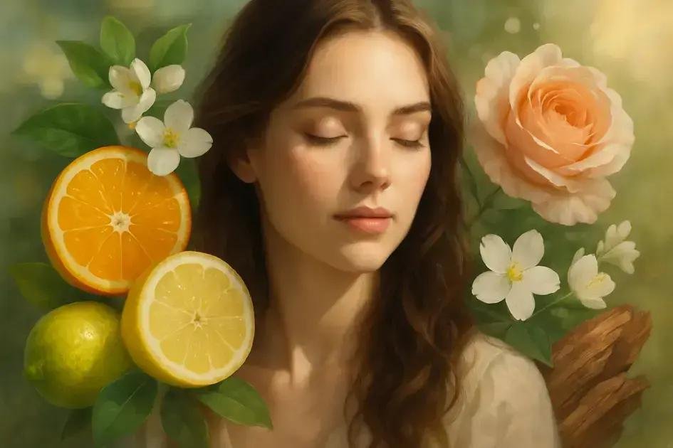 Principais notas olfativas em perfumes femininos jovens