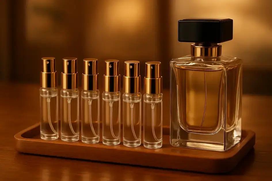 Vantagens de usar decants em vez de frascos grandes