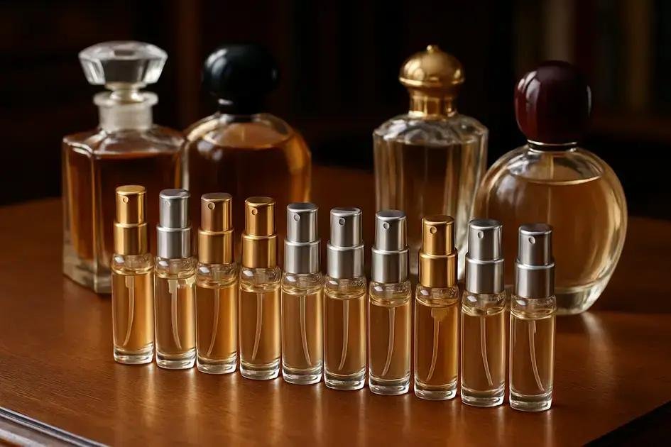 Vantagens de usar decants para colecionar perfumes raros