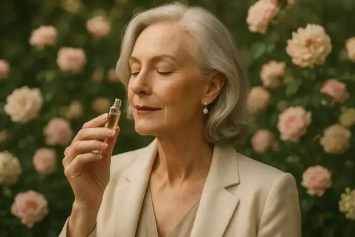 Decant de perfume floral para mulheres maduras que valorizam sofisticação e frescor