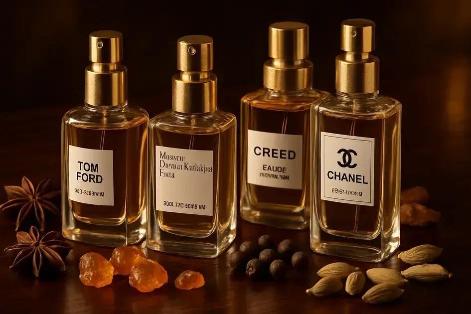 Marcas renomadas com decants orientais disponíveis